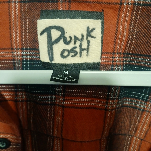 UPCYCLED HORROR GRAPHIC FLANNEL Unisex MEDIUM - Picture 3 of 3